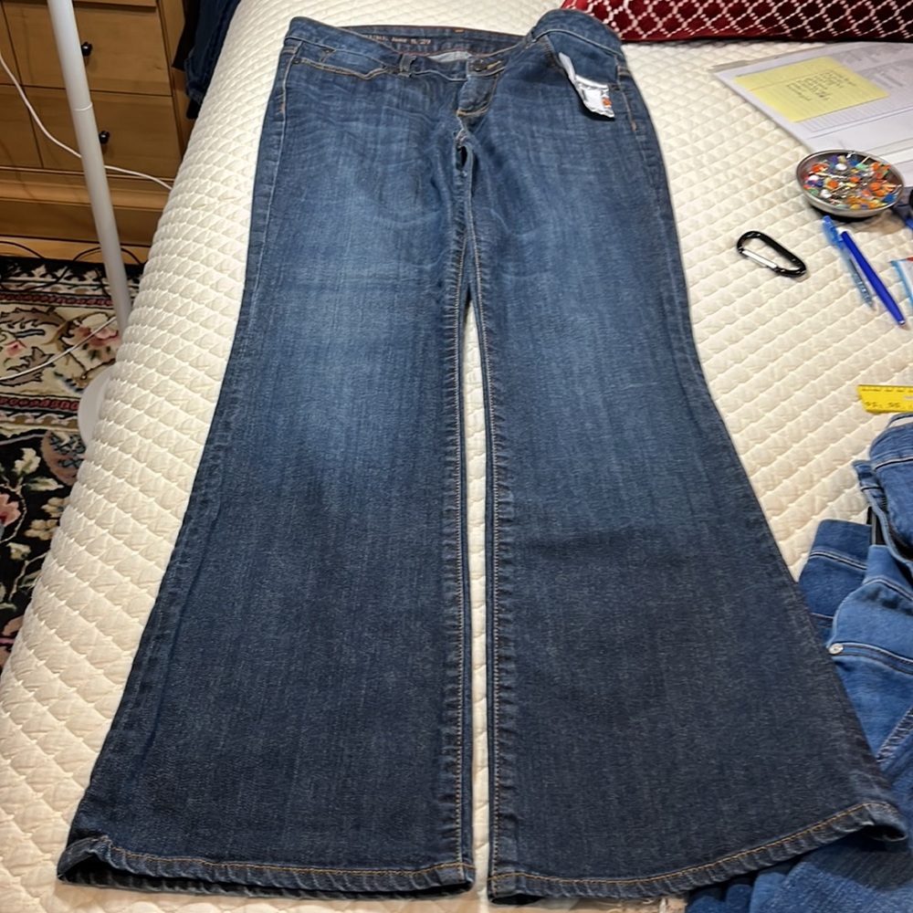 Talbots 8/29 signature bootcut denim jeans #1